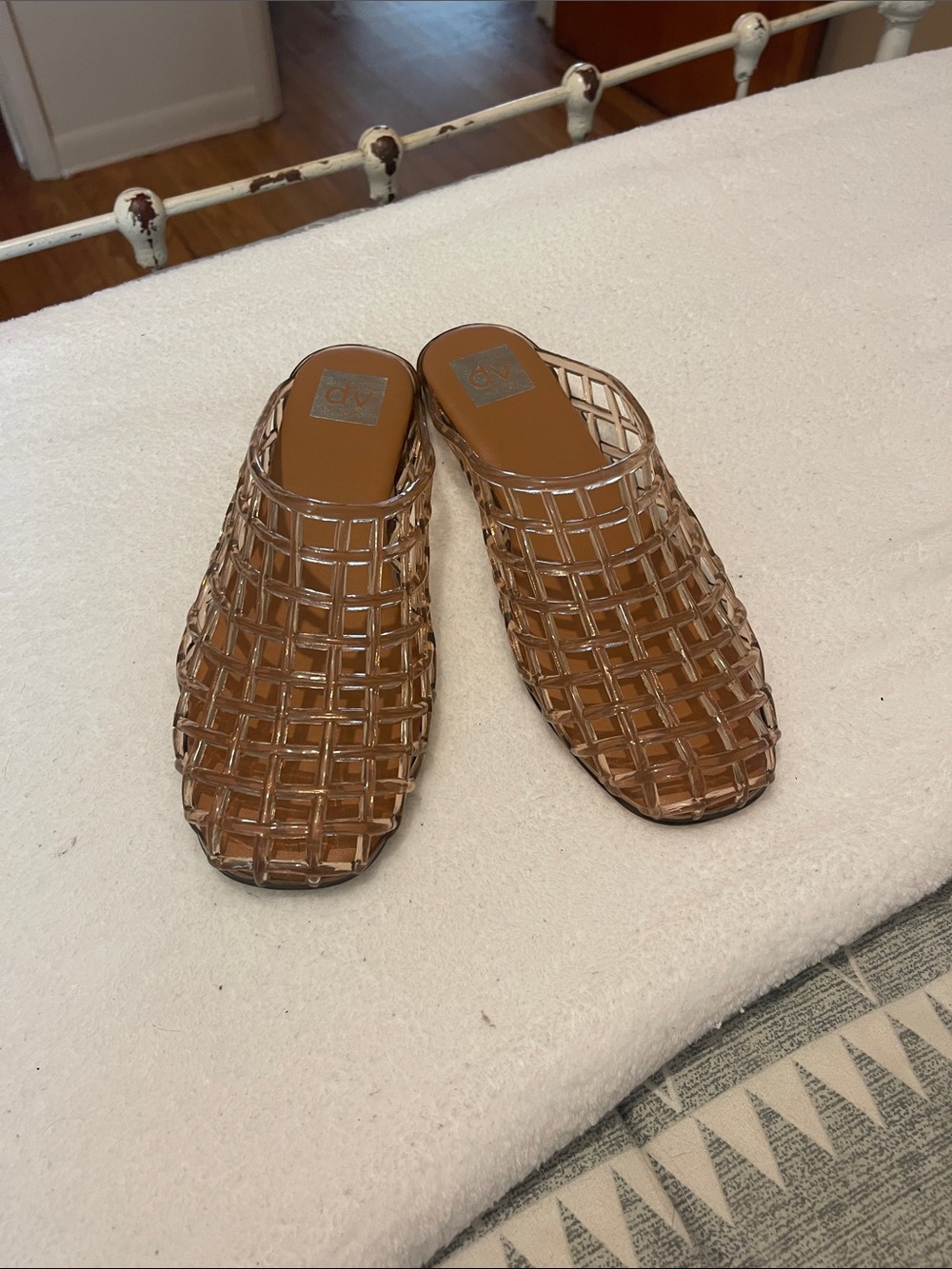 Dolce Vita Lattice Jelly Mules